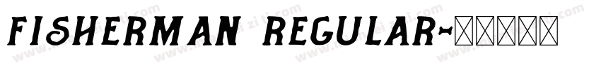 Fisherman Regular字体转换